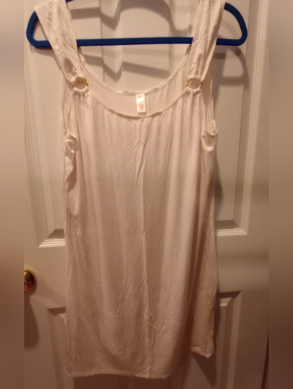 Tropical Escape White Sleeveless Sun Dress
